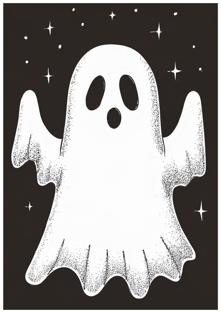 Halloween Ghost Print