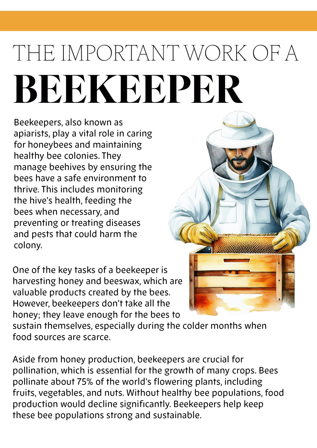 Homeschool Printable: BEEKEPER